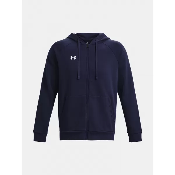  Férfi pulóver UNDER ARMOUR RIVAL FLEECE FZ HOODIE 1379767-410 KÉK 