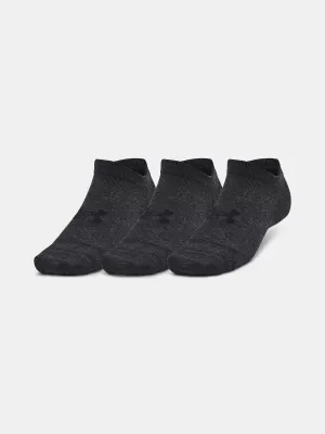 Zokni UNDER ARMOUR ESSENTIAL NO SHOW (3 PÁRY) 1382623-001 FEKETE