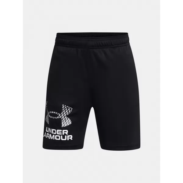  Fiú rövidnadrág UNDER ARMOUR TECH LOGO SHORTS 1383333-001 FEKETE 