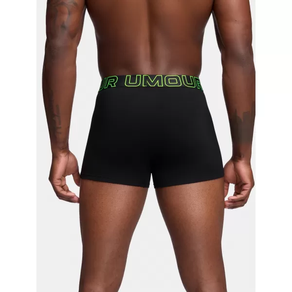  Férfi boxerek UNDER ARMOUR M PERF COTTON 3IN (3KS) 1383891-004 FEKETE 