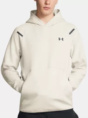 Férfi pulóver UNDER ARMOUR UNSTOPPABLE FLC HD EU 1389350-110 FEHÉR