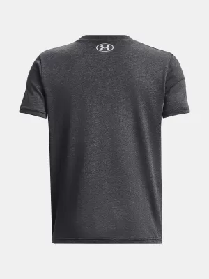 Fiú póló UNDER ARMOUR B LOGO WORDMARK SS 1380747-001 FEKETE