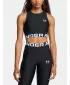 Női felső UNDER ARMOUR HEATGEAR RIB TANK 1388694-001 FEKETE