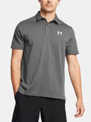 Férfi póló UNDER ARMOUR ICON POLO 1386608-025 SZÜRKE