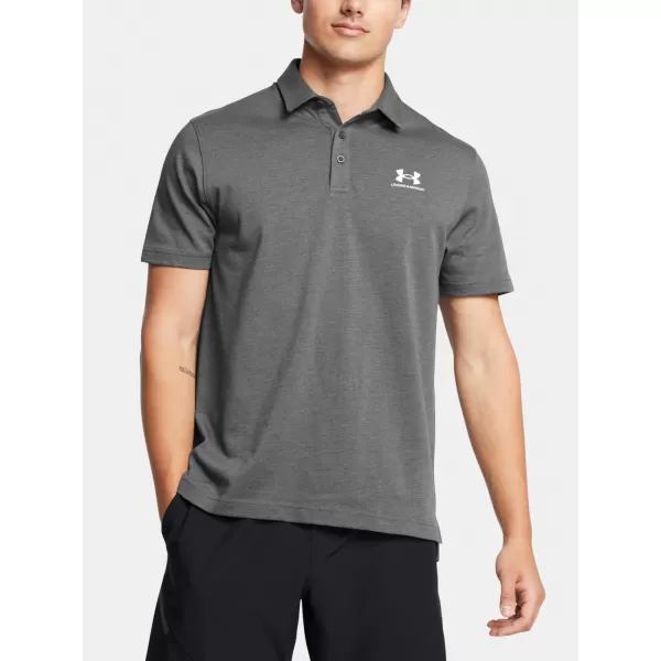  Férfi póló UNDER ARMOUR ICON POLO 1386608-025 SZÜRKE 
