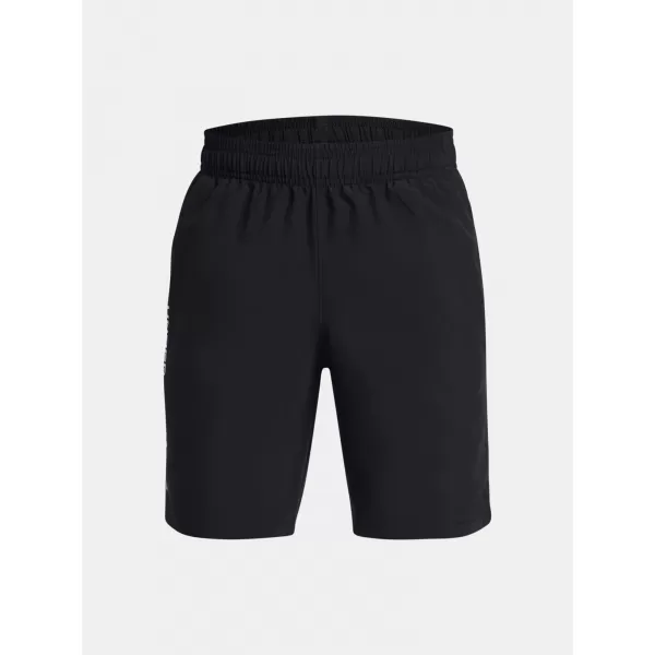  Fiú rövidnadrág UNDER ARMOUR WOVEN WDMK SHORTS 1383341-001 FEKETE 