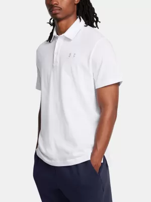 Férfi póló UNDER ARMOUR ICON POLO 1386608-100 FEHÉR
