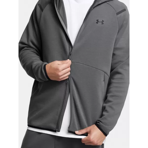  Férfi pulóver UNDER ARMOUR UA UNSTOPPABLE FLC FZ HD EU SZÜRKE 
