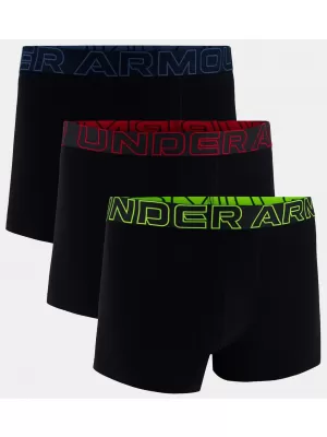 Férfi boxerek UNDER ARMOUR M PERF COTTON 3IN (3KS) 1383891-004 FEKETE