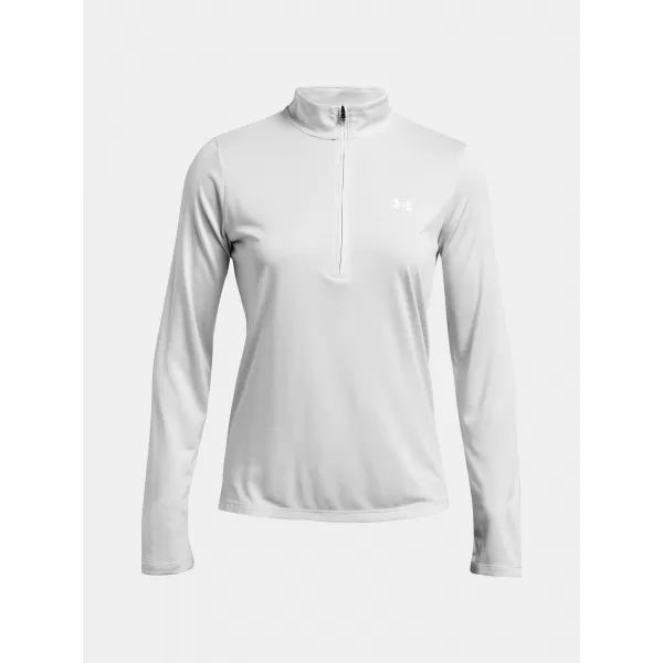  Női pulóver UNDER ARMOUR TECH 1/2 ZIP- TWIST 1384225-014 SZÜRKE 