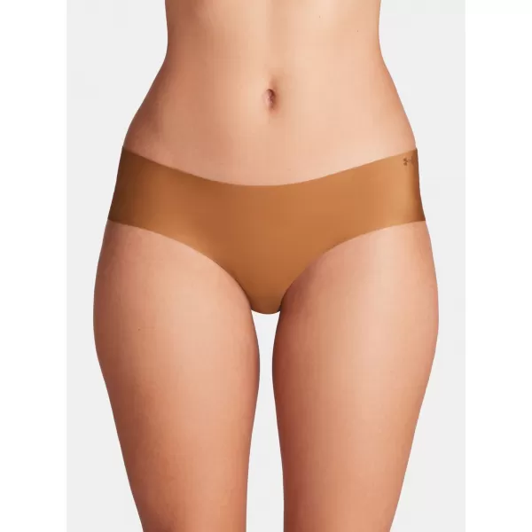  Női bugyi UNDER ARMOUR PURE STRETCH NS HIP 1383895-600 BARNA 