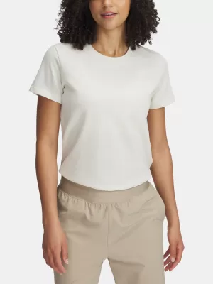 Női póló UNDER ARMOUR HWT BRANDED CORE SS 1389745-279 BARNA