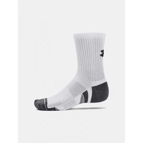  Zokni UNDER ARMOUR PERFORMANCE COTTON 3P MID 1379530-100 FEHÉR 