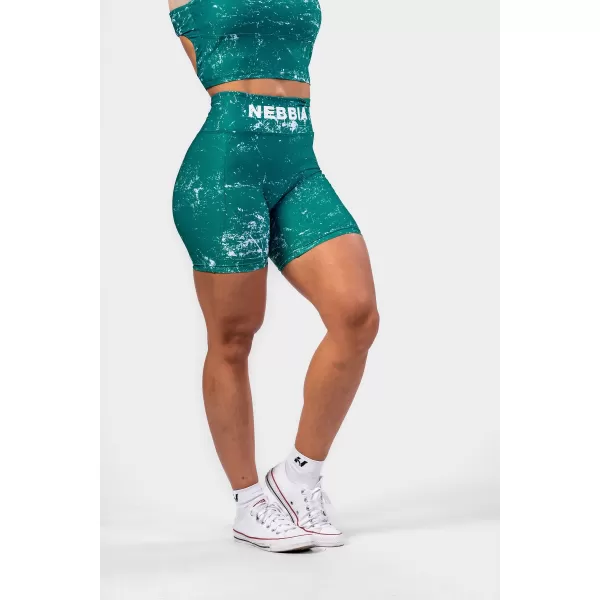  HAMMIES 615 GREEN Nebbia magas derekú 5 hüvelykes leggings rövidnadrág 