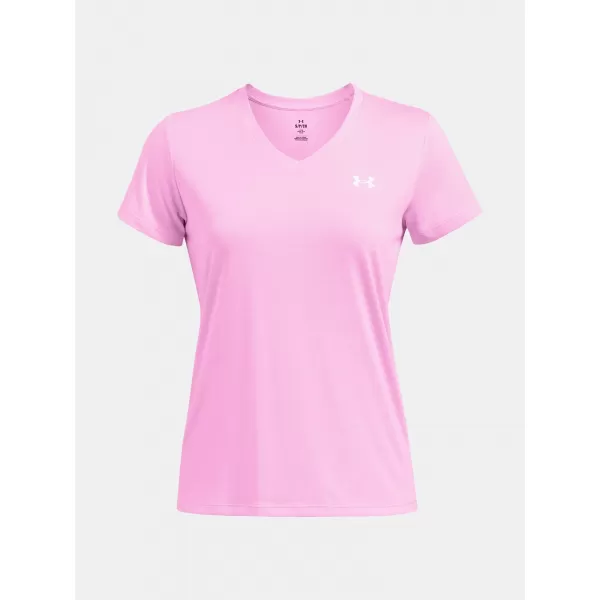  Női póló UNDER ARMOUR TECH SSV- TWIST 1384227-638 RÓZSASZÍN 