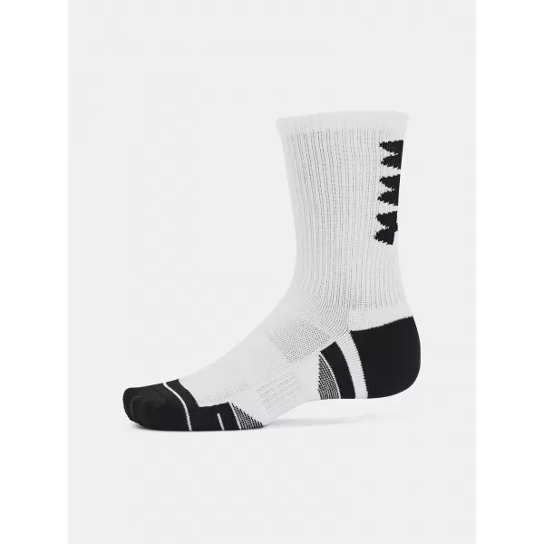  Zokni UNDER ARMOUR PERF TECH NOV CREW (3 PÁRY) 1379515-101 FEHÉR 