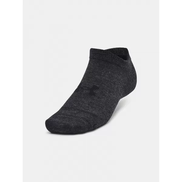  Zokni UNDER ARMOUR ESSENTIAL NO SHOW (3 PÁRY) 1382623-001 FEKETE 
