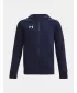 Fiú pulóver UNDER ARMOUR RIVAL FLEECE FZ HOODIE 1379794-410 KÉK