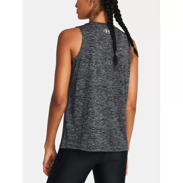  Női felső UNDER ARMOUR TECH TANK TWIST 1383656-001 FEKETE 
