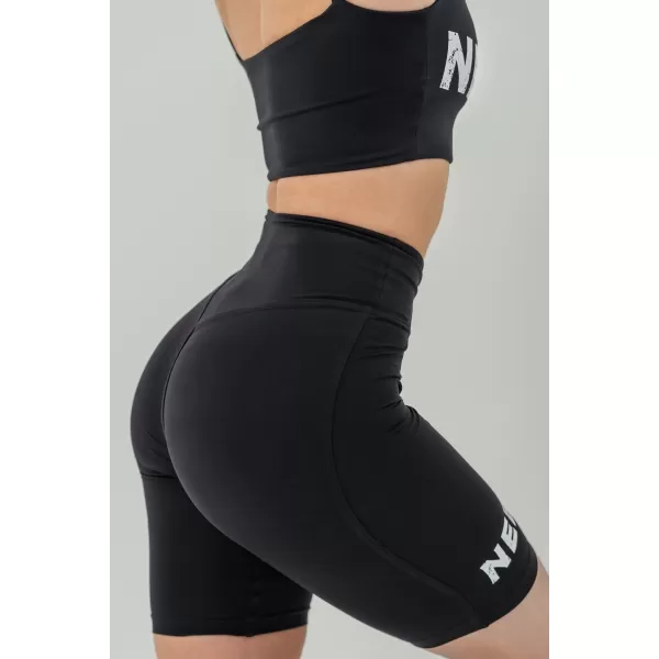  SATCHED 614 FEKETE Nebbia magas derekú 9 hüvelykes leggings rövidnadrág 
