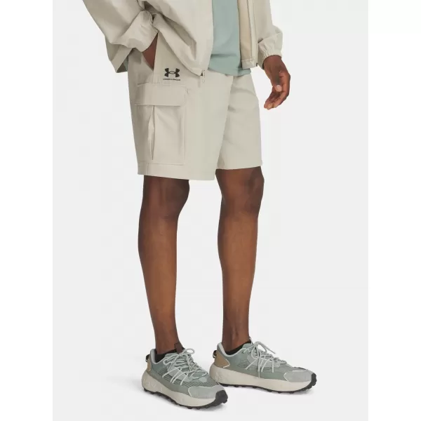  Férfi rövidnadrág UNDER ARMOUR VIBE WOVEN CARGO SHORT 1386560-289 BARNA 