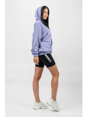 Oversize kapucnis GYM RAT 256 VILÁGLILA Nebbia