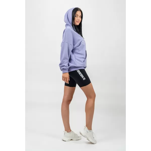  Oversize kapucnis GYM RAT 256 VILÁGLILA Nebbia 