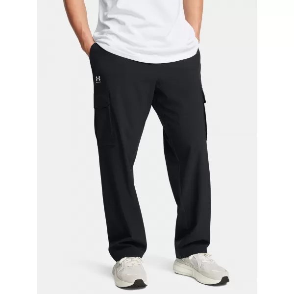  Férfi sportnadrág UNDER ARMOUR VIBE WOVEN CARGO PANTS 1386558-001 FEKETE 