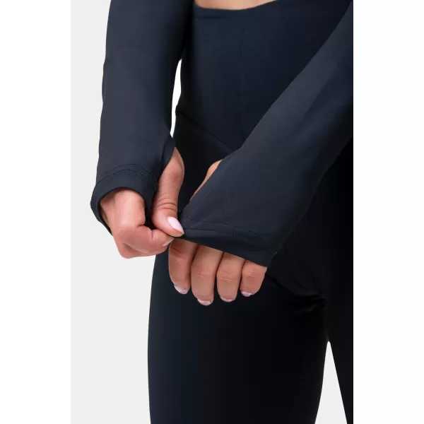  Sports HERO hosszú ujjú crop top 585 BLACK Nebbia 