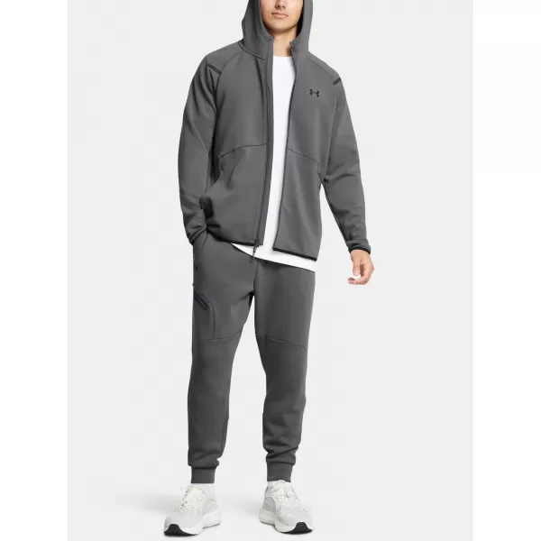  Férfi pulóver UNDER ARMOUR UA UNSTOPPABLE FLC FZ HD EU SZÜRKE 