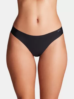 Női tanga UNDER ARMOUR PURE STRETCH NS TANGA 1383893-001 FEKETE