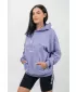 Oversize kapucnis GYM RAT 256 VILÁGLILA Nebbia