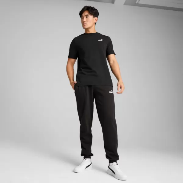  Ing PUMA ESS TAPE TEE 684674-01 FEKETE 