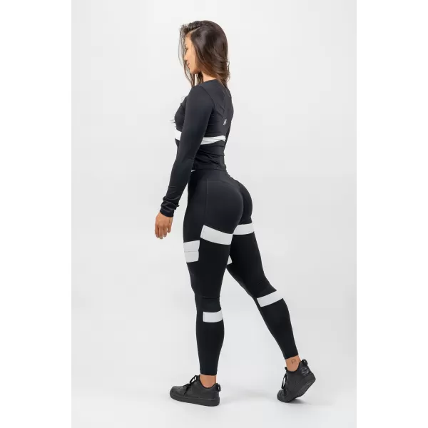  Fekete felső hosszú ujjal TRUE HERO 242 BLACK Nebbia 
