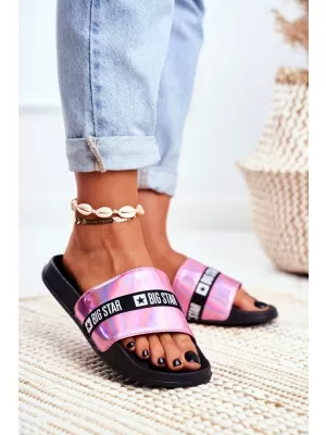 Női divatpapucs BIG STAR GG274008 PINK Big Star Shoes