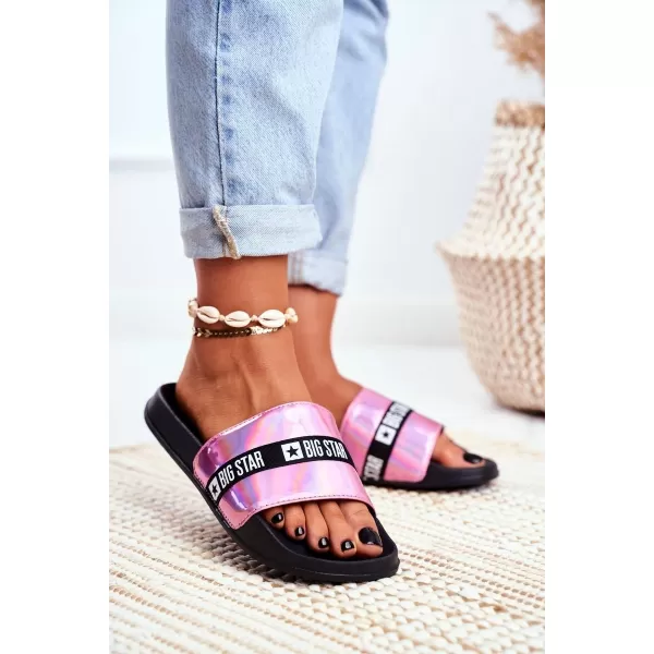 Női divatpapucs BIG STAR GG274008 PINK Big Star Shoes 