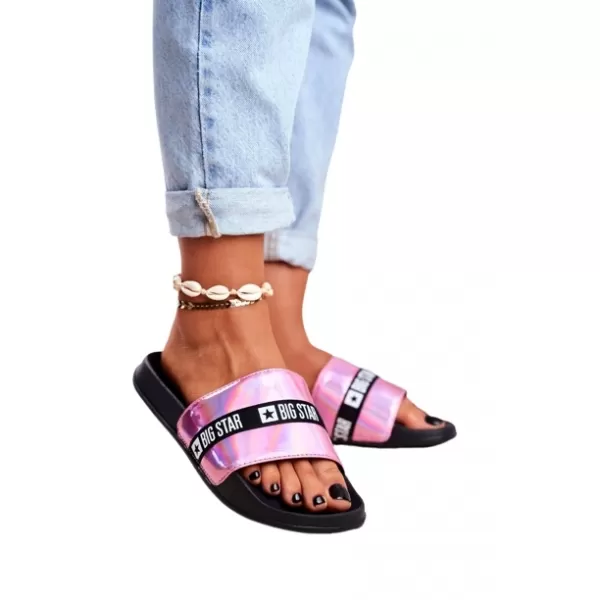  Női divatpapucs BIG STAR GG274008 PINK Big Star Shoes 