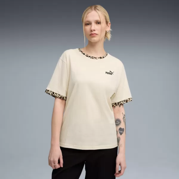  Ing PUMA ESS GRAPHIC ANIMAL RELAXED TEE 688082-87 FEHÉR 