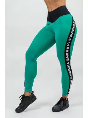 Magas derekú leggings ICONIC 209 GREEN Nebbia