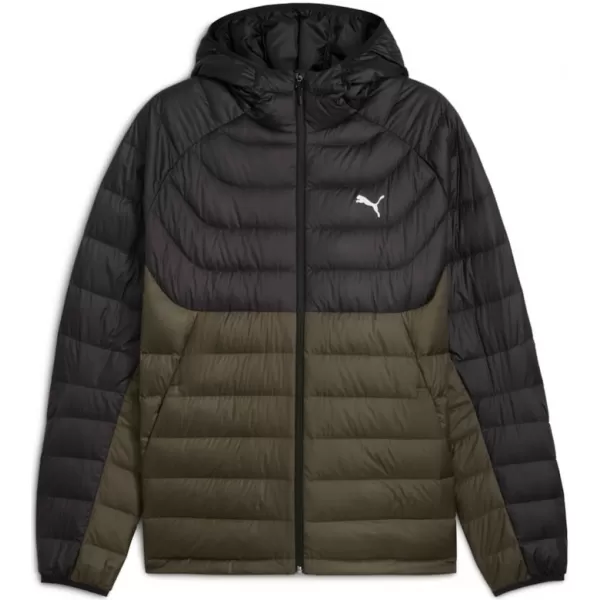  Férfi dzseki PUMA PACKLITE HOODED DOWN JACKET 685221-70 ZÖLD 