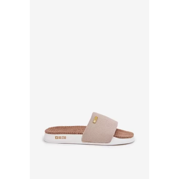  Női papucsok BIG STAR RR274A102 BEIGE Big Star cipők 
