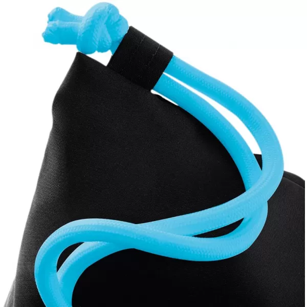  | BG 110 BLACK/SURF BLUE BagBase 