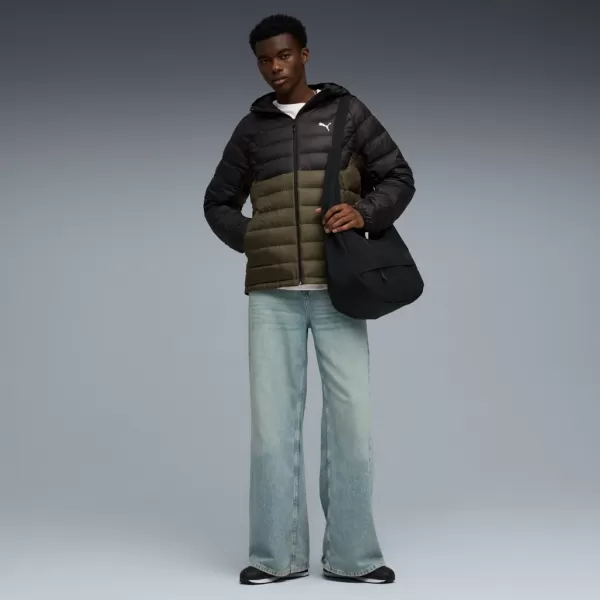  Férfi dzseki PUMA PACKLITE HOODED DOWN JACKET 685221-70 ZÖLD 