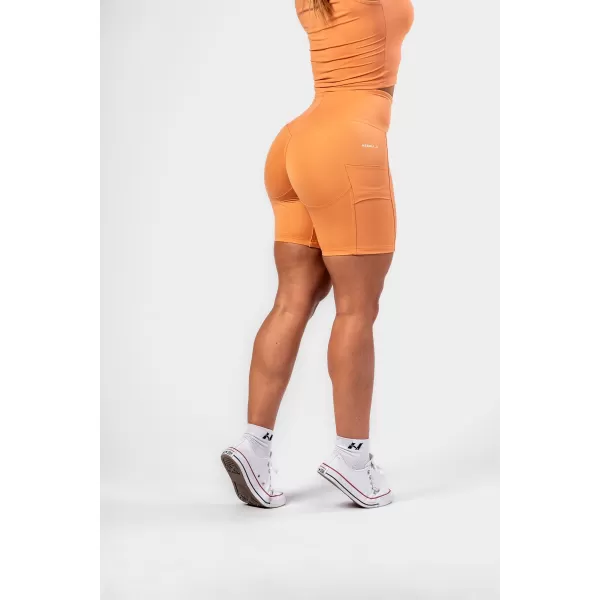  Kerékpáros rövidnadrág magas derékkal ELITE 467 ORANGE Nebbia 