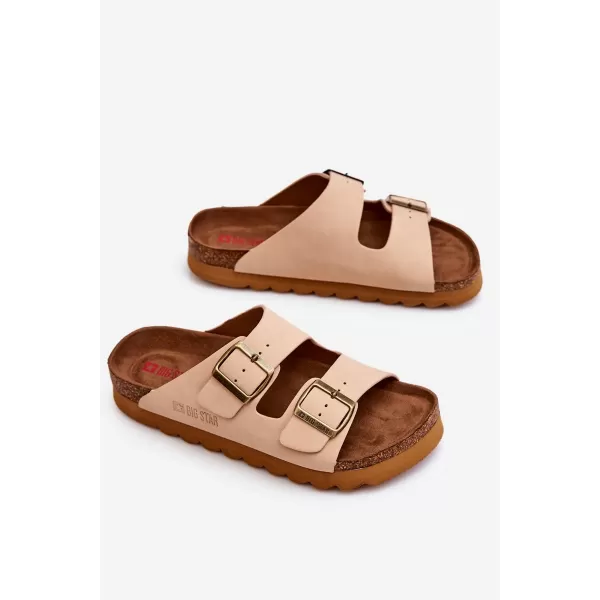  Női papucs BIG STAR LL274745 BÉZS Big Star Shoes 