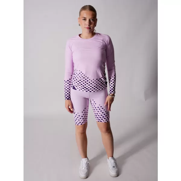  Női funkcionális T -piró hosszú ujjú prémiummal ALTISPORT VOJ/ALW109TR03 HALVÁNYLILA 