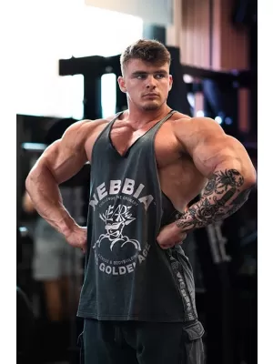 Mosott izom hát stringer GOLDEN AGE 791 BLACK Nebbia