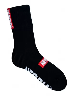 EXTRA MILE” crew zokni 103 BLACK Nebbia