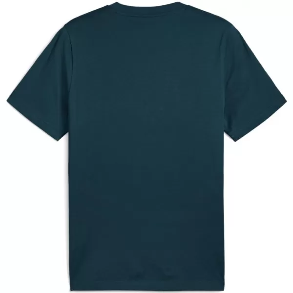  Ing PUMA ESS TAPE TEE 684674-75 ZÖLD 