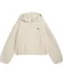 Női pulóver PUMA WARDROBE ESS OVERSIZED POLAR FLEECE HOODIE 632048-87 FEHÉR